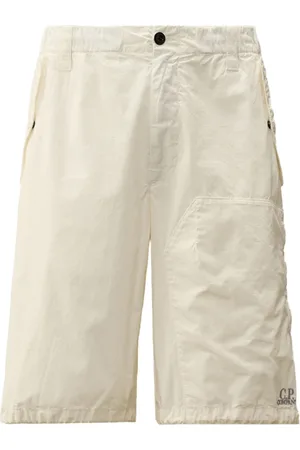 C.P. Company Shorts, Herre, Hvid, XL, Uld, Hvide shorts til mænd stilfulde