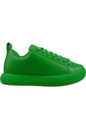 Bottega Veneta Sko, Dame, Grøn, 40 EU, Uld, Grønne Sneakers