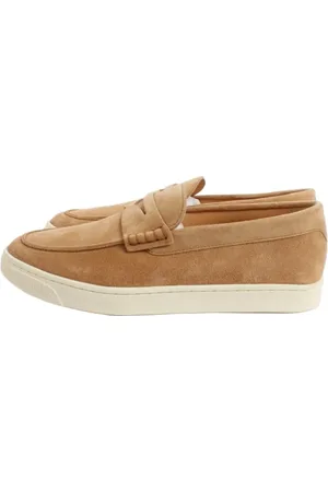 Brunello Cucinelli Sko, Herre, Brun, 40 EU, Læder, Brune Mokkasiner