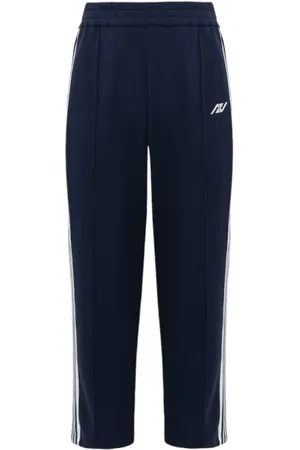 Autry Bukser, Herre, Blå, M, Nylon, Sporty Bukser med Sidestriber