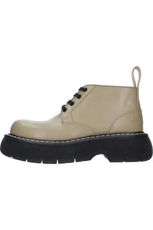 Bottega Veneta Sko, Dame, Grøn, 36 1/2 EU, Læder, Snørestøvler