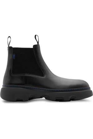 Burberry Sko, Herre, Sort, 42 1/2 EU, Læder, Sort Mini Creeper Chelsea Støvler