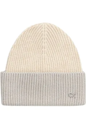 Calvin Klein Tilbehør, Dame, , ONE SIZE, Uld, Chunky Beanie