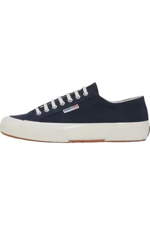 Superga Sko, Herre, Blå, 43 EU, Blå Ruskind Sneakers OG Stil