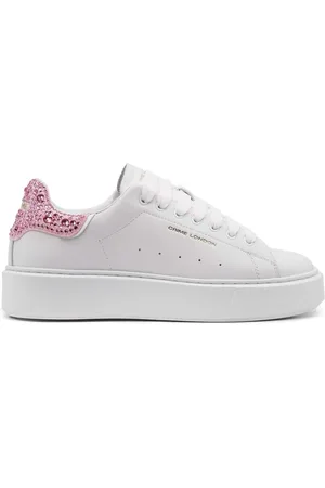 Crime london Sko, Dame, Hvid, 41 EU, Uld, Stilfulde sneakers til urban mode