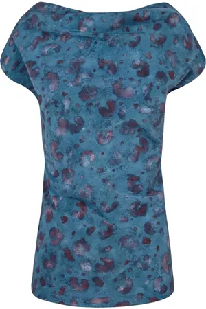 Cortana Bluser & Skjorter, Dame, Flerfarvet, S, Camaron Isla Print Stretch Silk Top