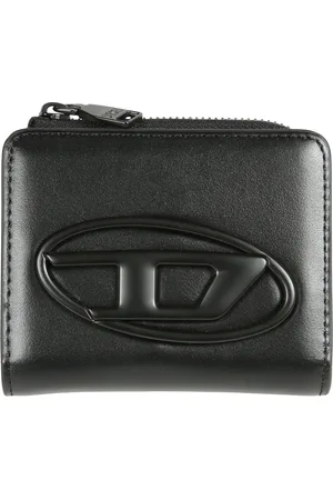 Diesel Tilbehør, Herre, Sort, ONE SIZE, Kortholder Zip Wallet