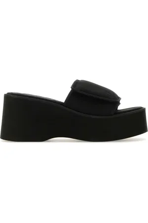 Courrèges Sko, Dame, Sort, 41 EU, Polyester, Scuba Wave Slip-On