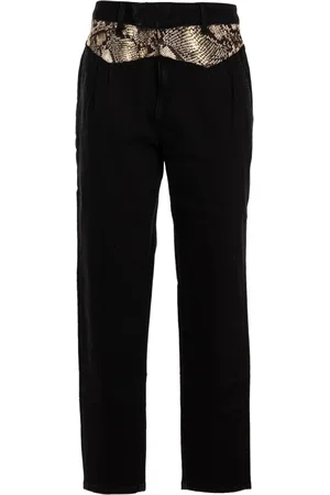 Liu Jo Jeans, Dame, Sort, W28, Bomuld, Højtaljede Straight Jeans