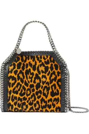 Stella McCartney Taske, Dame, Brun, ONE SIZE, Uld, Leopard Print Skuldertaske
