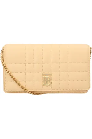 Burberry Taske, Dame, , ONE SIZE, Bomuld, Quiltet Crossbody-taske i kalveskind