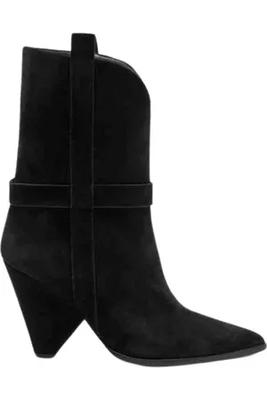 Dondup Sko, Dame, Sort, 40 EU, Suede, Sort Suede Høj Støvle