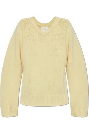 Lisa Yang Strik, Dame, Gul, M, Cashmere, Sweater Oia