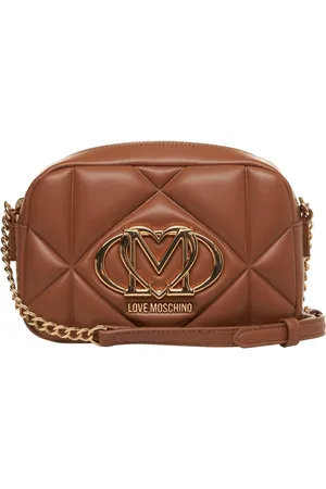 Moschino Taske, Dame, Brun, ONE SIZE, Uld, Quilted Skuldertaske