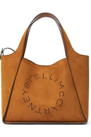 Stella McCartney Taske, Dame, Brun, ONE SIZE, Uld, Logo Tote Bag