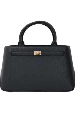 Elisabetta Franchi Taske, Dame, Sort, ONE SIZE, Uld, Sort Håndtaske Elegant Sofistikeret Must-Have