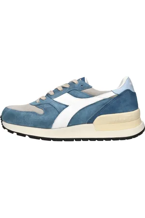 Diadora Sko, Herre, Blå, 46 EU, Læder, Heritage Sneakers MultiColour