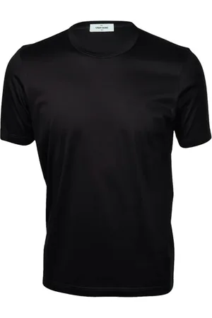 Gran Sasso Top, Herre, Sort, L, Bomuld, Sort T-shirt og Polo Kollektion