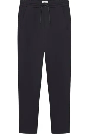 Les Deux Bukser, Herre, Blå, W34, Blå Tapered Snørebukser Navy