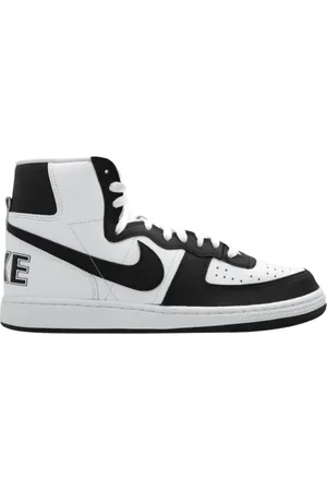 Comme des Garçons Sko, Herre, Hvid, 40 EU, Læder, High-Top Sneakers