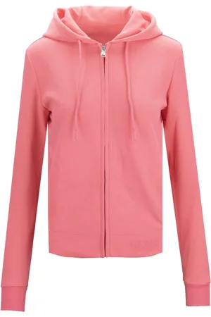 Colmar Sweathshirts & Hoodies, Dame, Lyserød, XS, Bomuld, Hættetrøje med lynlås