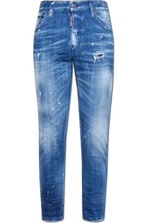 Dsquared2 Jeans, Herre, Blå, 2XL, Bomuld, Skater Jeans
