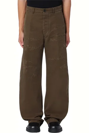 Dsquared2 Bukser, Herre, Grøn, L, Uld, Løse Baggy Bukser