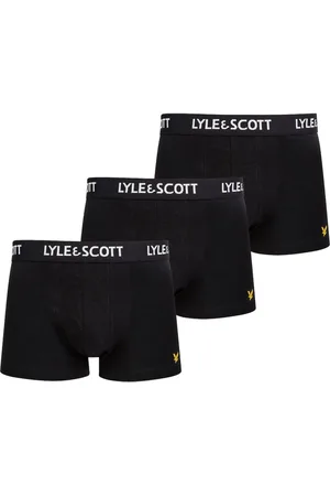 Lyle & Scott Undertøj, Herre, Sort, L, Bomuld, Underbukser