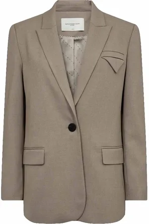 Copenhagen Muse Jakke, Dame, Grå, M, Uld, Stilfuld Winter Twig Blazer