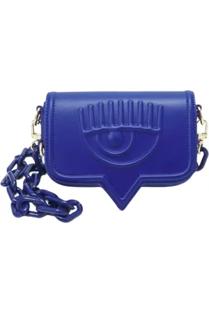Chiara Ferragni Taske, Dame, Blå, ONE SIZE, Uld, Crossbody Taske