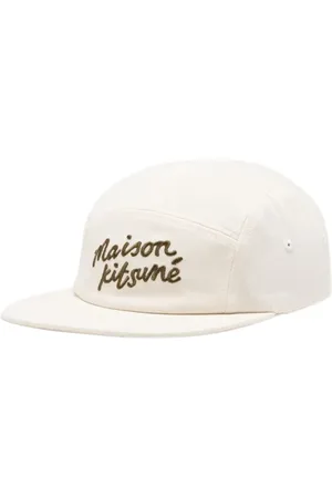 Maison Kitsuné Tilbehør, Herre, , ONE SIZE, Bomuld, Handwriting Cap