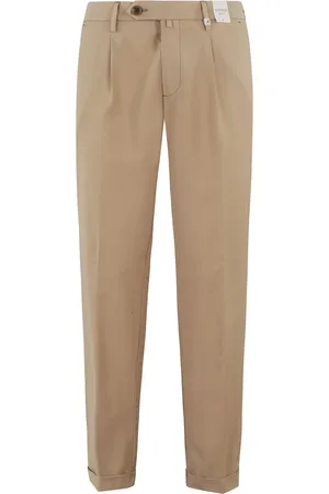 MYTHS Bukser, Herre, Brun, 2XL, Uld, Beige Uld Chino Bukser