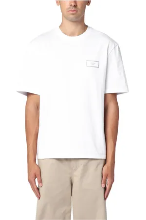 MARTINE ROSE Top, Herre, Hvid, S, Kortærmet rund hals T-shirt
