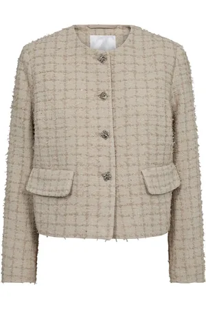 Co`Couture Jakke, Dame, , XS, Polyester, Klassisk Bouclé Jakke
