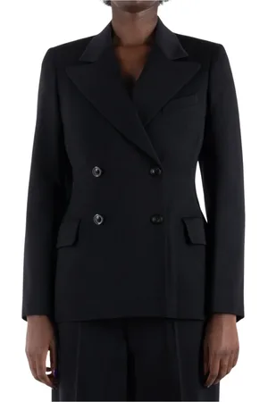 Maison Margiela Jakke, Dame, Sort, S, Uld, Uldjakke