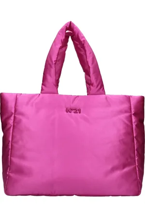 Nº21 Taske, Dame, Lyserød, ONE SIZE, Satin, Tasker.. Fuchsia