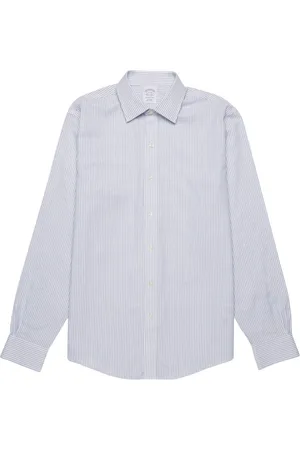 Brooks Brothers Skjorte, Herre, Blå, S, Bomuld, Regent Fit Non-Iron Ainsley Collar Dress Shirt