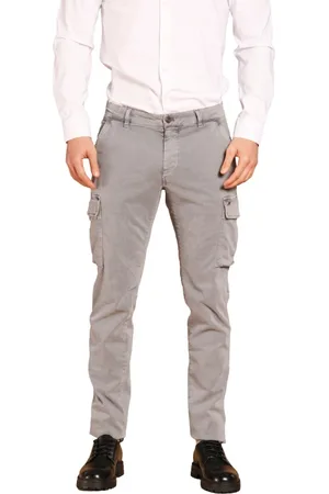 Masons Bukser, Herre, Grå, XL, Bomuld, Cargo Pants Chile i Gabardine