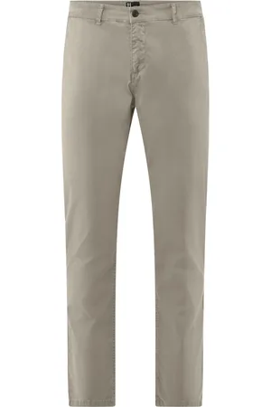Bomboogie Bukser, Herre, Grå, W36, Bomuld, Spy Slim Fit Bukser