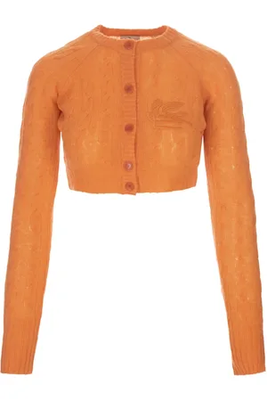 Etro Strik, Dame, , S, Cashmere, Cashmere Cable-Knit Cardigan