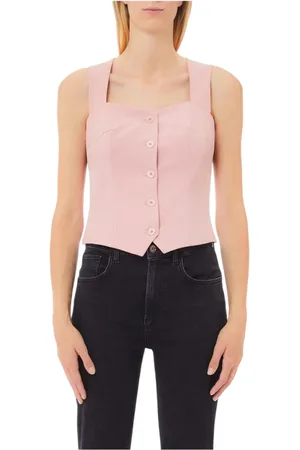 Liu Jo Top, Dame, Lyserød, L, T-shirts og poloer med sweetheart-udskæring