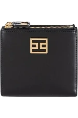 Elisabetta Franchi Tilbehør, Dame, Sort, ONE SIZE, Bomuld, Gold Detail Zip Jakke