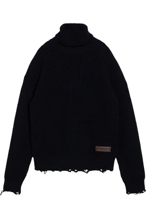 Dsquared2 Strik, Herre, Blå, L, Uld, Turtleneck Sweater