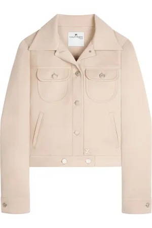 Courrèges Jakke, Dame, , XS, Polyester, Signature Twill Trucker Jakke