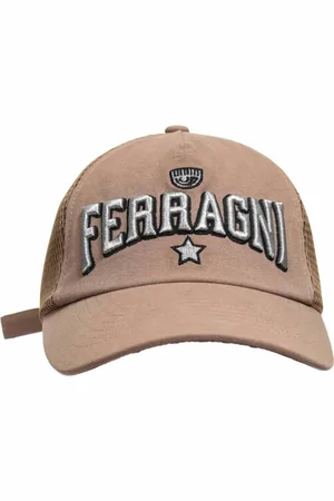 Chiara Ferragni Tilbehør, Dame, Brun, ONE SIZE, Uld, Brun Casual Hat