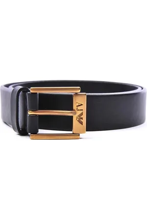 Emporio Armani Tilbehør, Herre, Sort, L, Uld, Moderne Bælter til Mænd og Kvinder