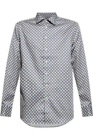 Etro Skjorte, Herre, Flerfarvet, 2XL, Uld, Stilfuld Casual Skjorte