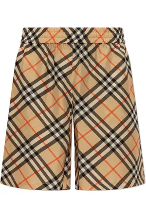Burberry Shorts, Herre, , L, Vintage Check Silkeshorts