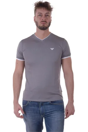 Emporio Armani Top, Herre, Grå, 2XL, Bomuld, Sweatshirts