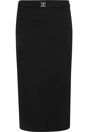 Filippa K Nederdel, Dame, Sort, S, Jersey Nederdel med Bælte
